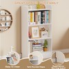 Lkeiyay Kids Bookshelf and Toy Storage Organizer,4 Open Shelves -
