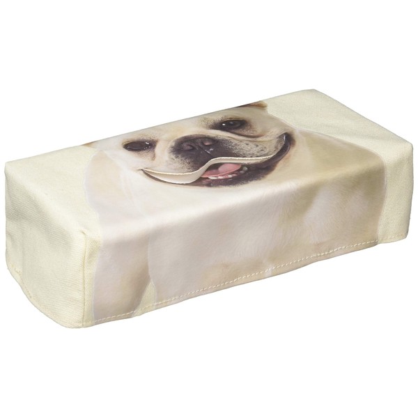 Meiho French Bulldog Tissue Case, W 9.6 x D 2.6
