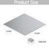 304 Stainless Steel Sheet - 2PCS 6" X 6" X