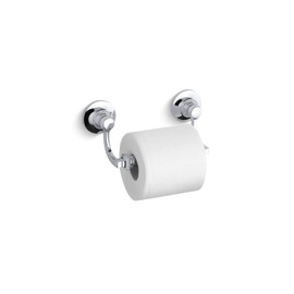 KOHLER K-11415-CP Bancroft Toilet Tissue Holder, Polished Chrome