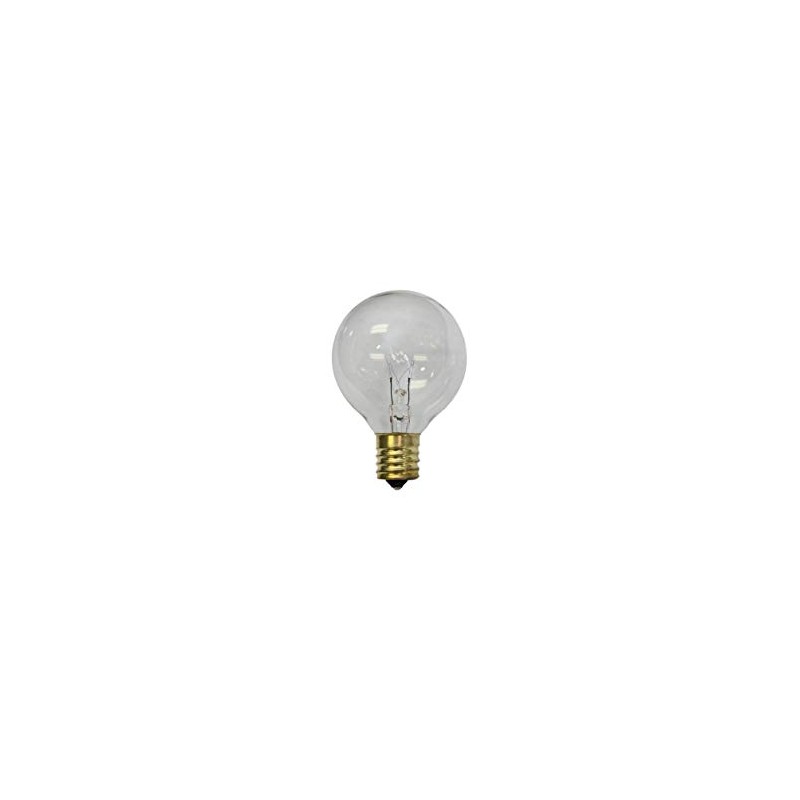 Sival - Replacement Globe Light Bulb, G50, 7W/130V, E17 (C9)