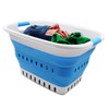 SAMMART 37L (9.77 gallon) Collapsible Plastic Laundry Basket - Foldable