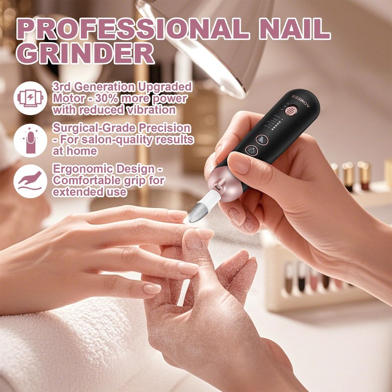 Electric Nail File & Drill Kit: Pedicure Sets for Feet
