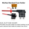 GUUZI Pack of 6 12V-24V ACU Standard Add-A-Circuit Fuse Adapters