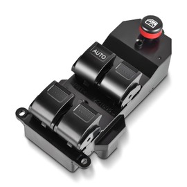 JALIAMTE Master Power Window Switch Front Driver Side Compatible with Honda Civic 2001-2005, Honda CR-V 2002-2006, Replace OE#35750-S9A-305