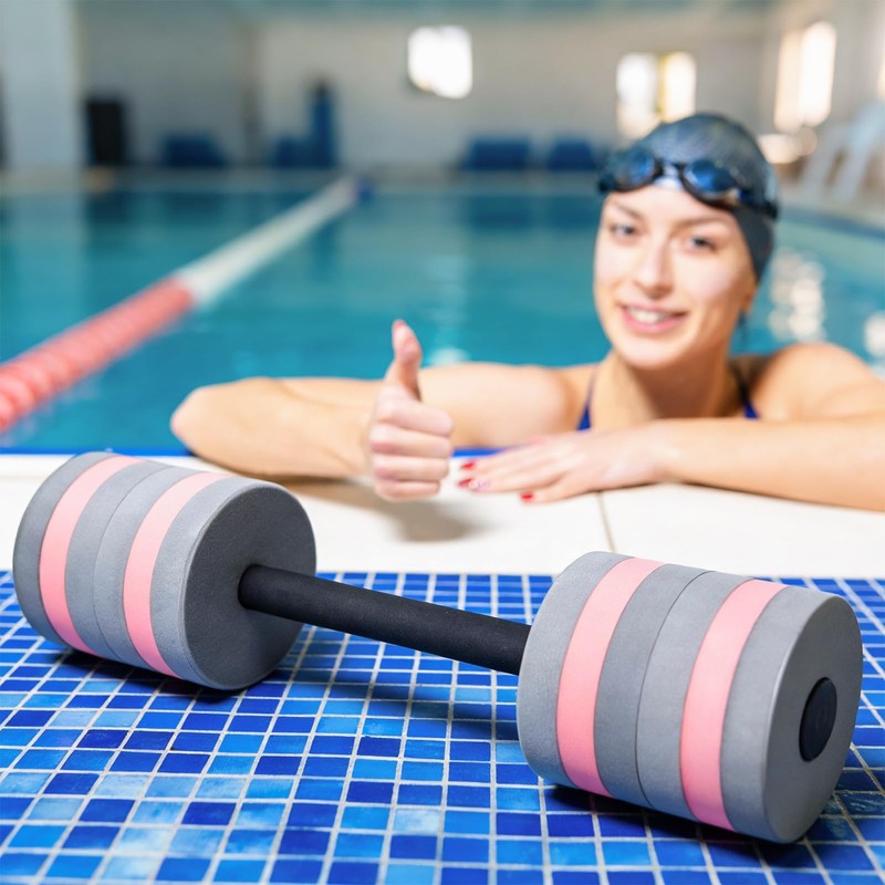 Water Dumbbell, Pool Weights for Water Aerobic Exercise, Aquatic Barbell