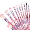 Jaasuee Bling Crystal Makeup Brush Set: 10-Piece Professional Glitter Brushes