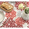 Artoid Mode Table Linen, Flowers, Red Dahlia, Summer, Seasonal, Kitchen
