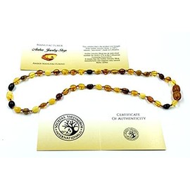 Baltic Amber Necklace - Genuine Amber Jewellery - Amber Bead Necklace, amber, Amber
