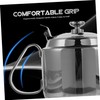 OHPHCALL 1pc Stainless Steel Strainer Kettle Tea Pot with Automatic