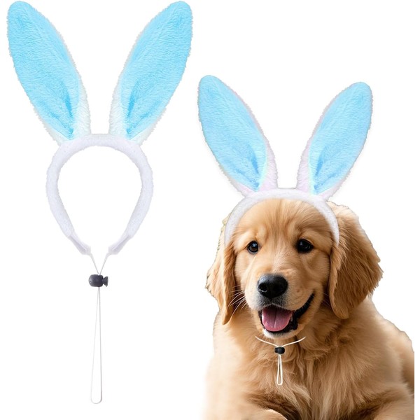 Easter Dog Bunny Ears Costume Headband, Cute Pet Outfit Accessory