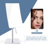 DOWRY 8 Inch 3X Magnified Tabletop Rectangular Adjustable Makeup Mirror,304