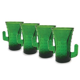 Bar Bespoke Cactus Shot Glasses 4 Pack