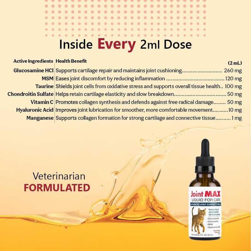 Joint Max Liquid for Cats – Joint & Mobility Support