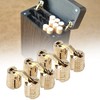 4Pcs Hidden Furniture Hinges Brass Concealed Hinges Barrel Hinge 0.31