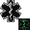 Tactical Medic Paramedic Star of Life EMS Embroidered Glow In