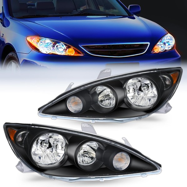 Nilight Headlight Assembly Compatible with 2005 2006 Toyota Camry LE
