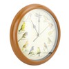 10 Inch Wall Clock Multipurpose Cuckoo Round Silent Punctual Bird