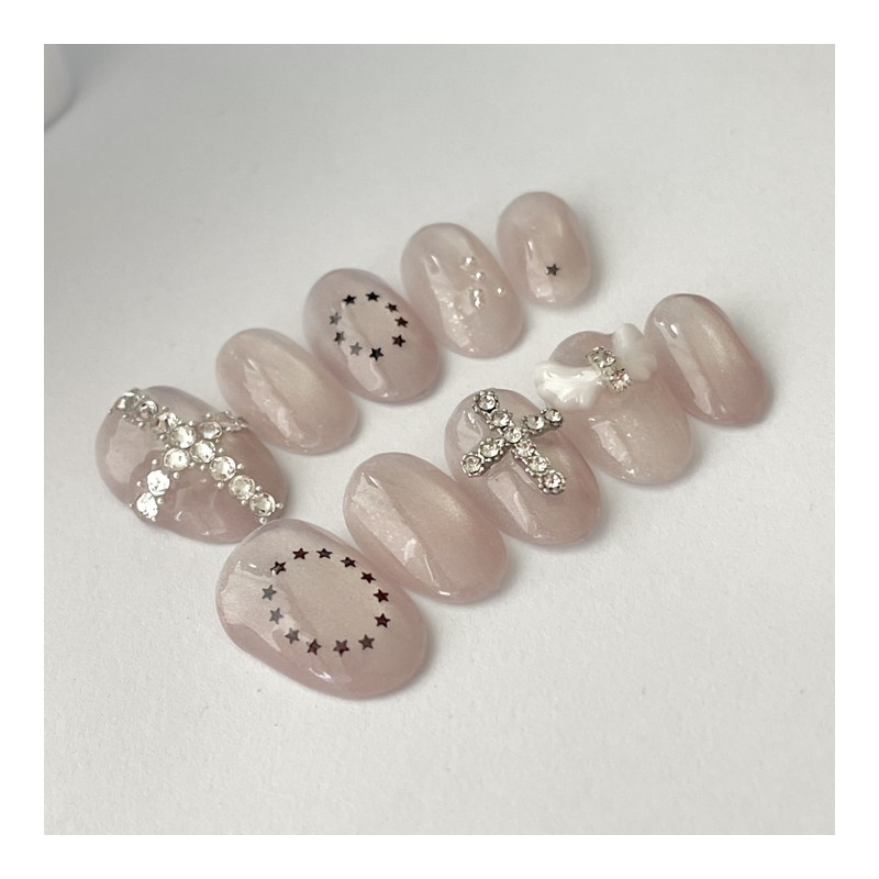 Crossplum Handmade Nail Tips - Point / 크로스플럼 수제네일팁 -
