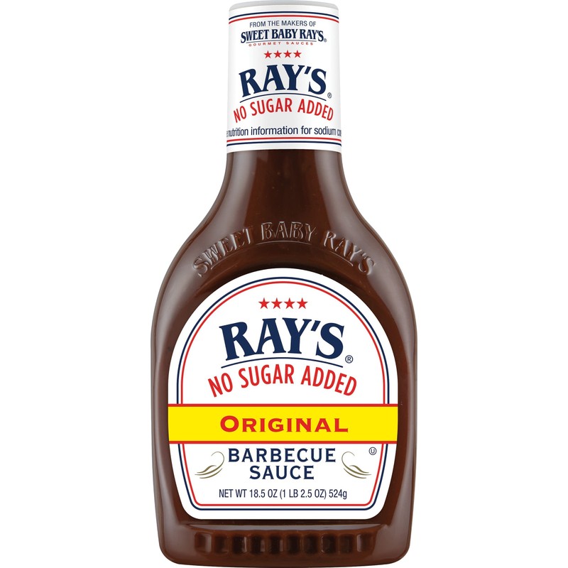 Sweet Baby Ray’s No Sugar Added Original Barbecue Sauce (18.5