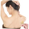 BIUDECO Handheld Ox Horn Massage Comb Natural Scraping Scalp Tool