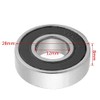 10pcs 6001-2RS Rubber Ball Bearings Deep Groove Ball Bearings Sealed