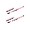 (Pink) - JOSALINAS 2PCS Mascara Brushes Eyebrow Eyelash Brushes Mascara
