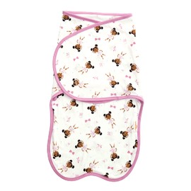 Little Muffincakes Baby Swaddle 100% Cotton, Ballerina Theme (Zhara) for Newborn - 3 Months