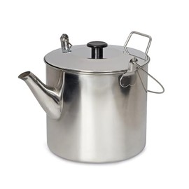 Campfire Stainless Steel Billy Teapot, 2.8 Liter Capacity