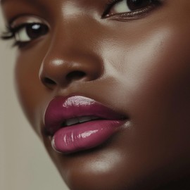 Milky Moon London Squalane-Infused Hydrating Lip Butter – Juicy, Ultra Moisturizing, Glossy Balm for Soft, Plump Lips (Berried)