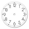 SELVA White Dial for Wall Clocks - Arabic Hours and