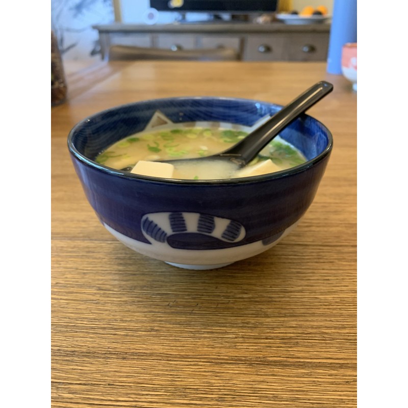 JapanBargain 12 Piece Chinese Japanese Wonton Soup Spoons, Black