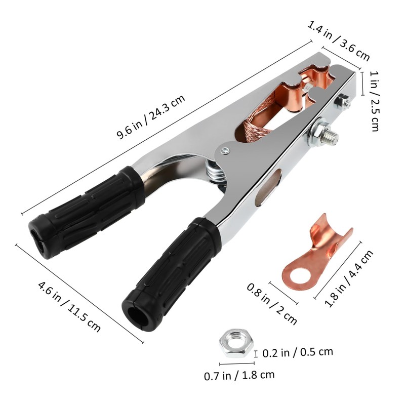 Operitacx 800A Heavy Duty Welding Ground Clamp Earth Grounding Clip
