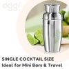 OGGI Mini Cocktail Shaker 10oz - Stainless Steel - Ideal