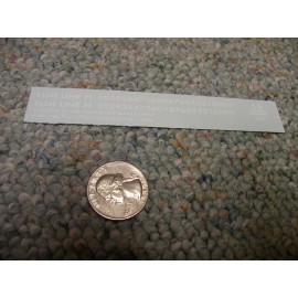 na Herald King decals HO Fish Line  white  ZZ201