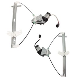 TRQ Rear Window Regulator Kit Power Window Regulator & Motor Assembly Compatible with 2003-2007 Honda Accord HO1550106 HO1551106 HO1551107