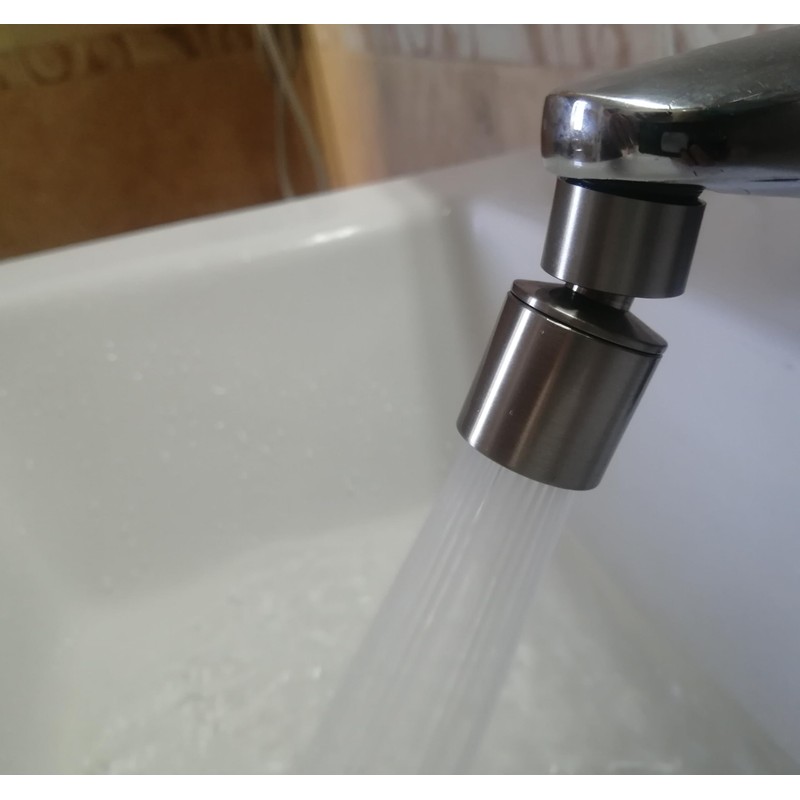 Rotating Faucet Aerator Extender,Nozzle Faucet Adapters, Universal Splash Filter Kitchen
