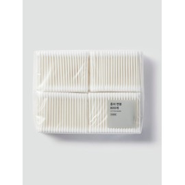 [JAJU Jaju] Hygienic large-capacity paper swab 800P for daily use / [JAJU자주] 매일쓰는 위생적인 대용량 종이 면봉800P