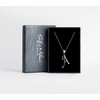 SOFIA MILANI Women's Necklace, 925 Silver, Letter Pendant, Sterling Silver