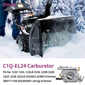 Hypersky C1Q-EL24 Carburetor for Husqvarna 123C 123L 123LD 223L 223R 322C 322R 323C 323L 325C 325CX 325L 325LX 326C 326L 326LX Trimmer Brushcutter Pole Saw Edger Parts 503283401