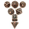 ZERMAL Metal DND Dragon Dice Set Dungeons and Dragons for