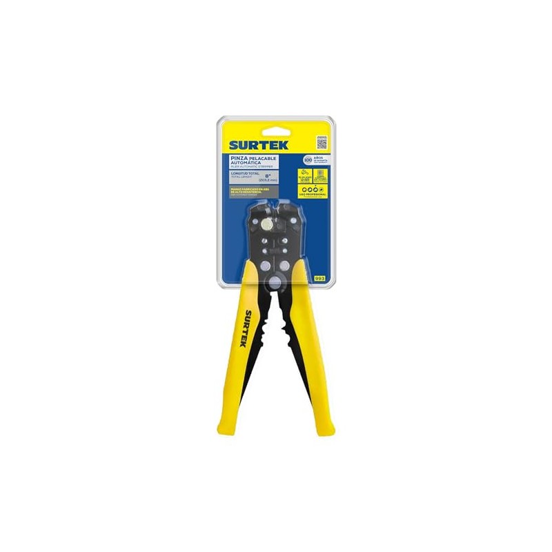 Surtek 993 Pinza pelacable 10-24 AWG de 8 automática