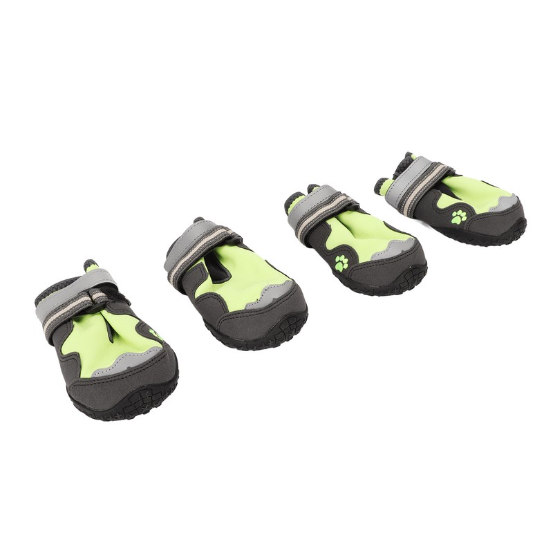 4Pcs Dog Booties Adjustable Slip Resistant Breathable Dog Boot with