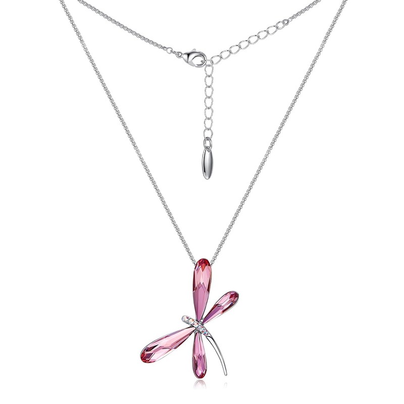 Mayfer | Collar para mujer con dije colgante de libelula