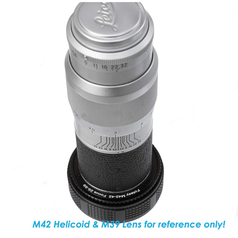 (2 Packs) M39 to M42 Adapter Ring, 39mm to 42mm