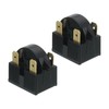 sourcing map 2pcs PTC Refrigerator Starter Relay, 4.7 Ohm 1