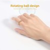 XENQITO 2 x Anxiety Ring, Anxiety Spinning Rings for Women,