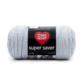 RED HEART Super Saver Yarn, Light Grey
