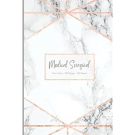 Medical Surgical Study Template Journal for Nursing School Students (Flowchart Layout)