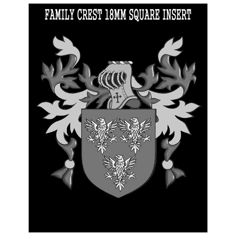 Rothwell-Design Engraved Letter Opener with Crest, Stamps